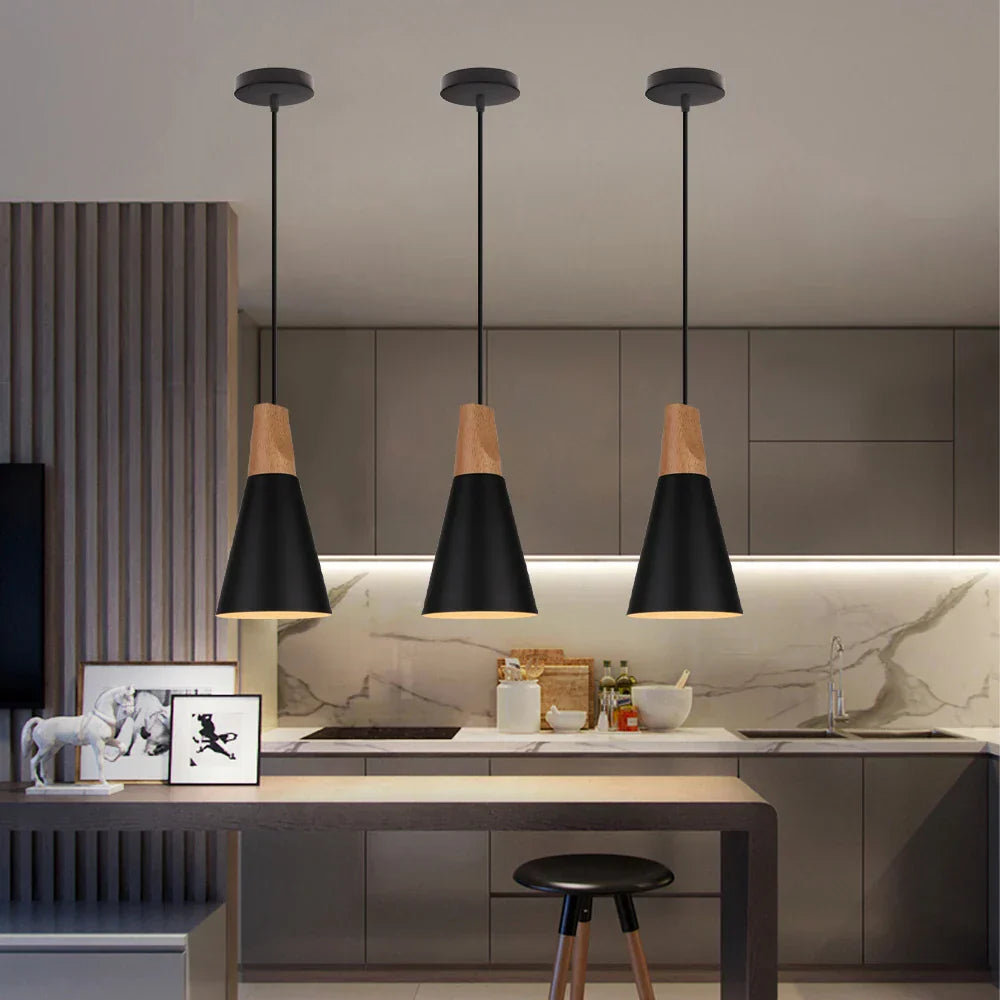 Decorbites™ Industrielle Pendelleuchte Modern Vintage Retro Loft Hängelampe Nordisches Design