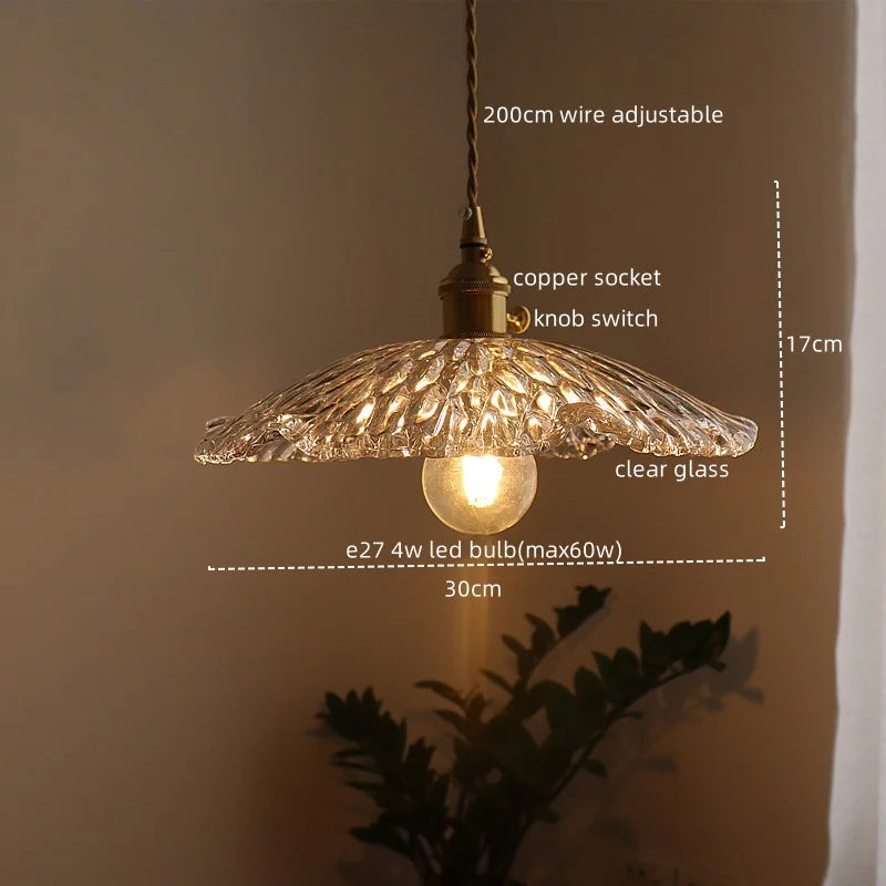 Decorbites™ Grünes Glas LED-Hängeleuchte - Nordisch Modern Kupfer Leuchte Suspendu