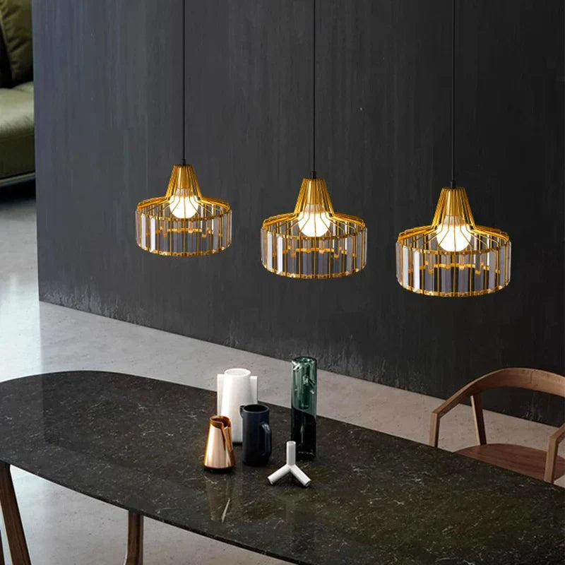 Matte Black LED Chandelier