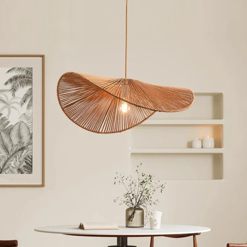 Decorbites™ Hanf-Hängelampen: Wabi Sabi LED-Innenleuchten