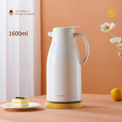 Decorbites™ Glas-Isolierkanne: Große Kapazität Thermosflasche für langanhaltende heiße/kalte Getränke