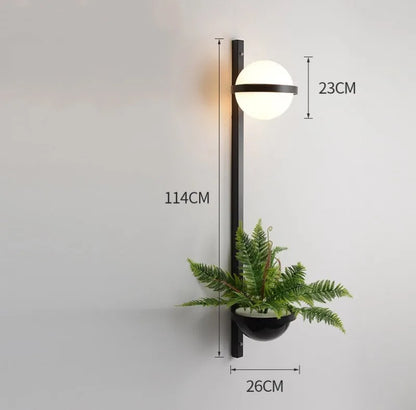 Decorbites™ LED Art Deco Wandlampen: Modernes, kreatives Pflanzendesign für Wohnzimmer und Schlafzimmer im Zuhause