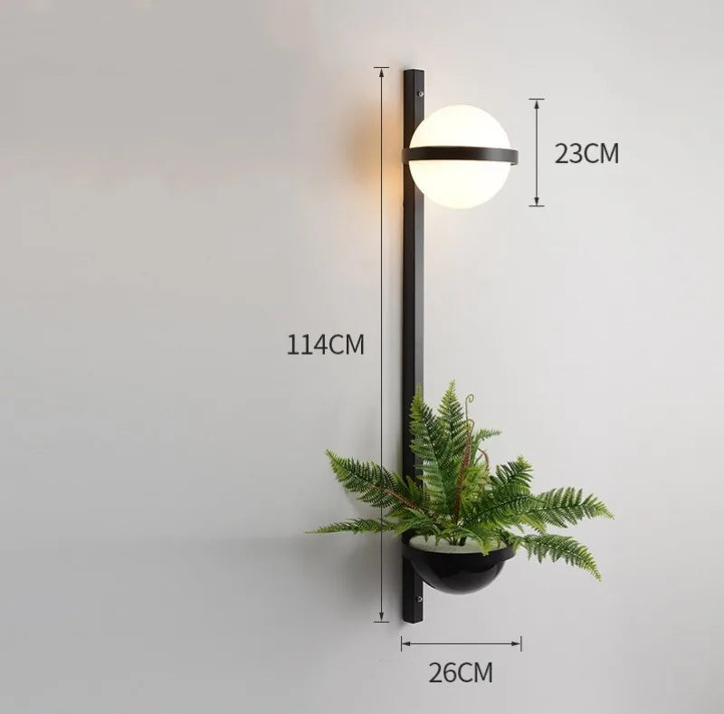 Nordic Plant Wall Lights
