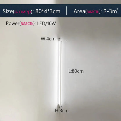 DecorBites™ Elegant Black LED Wall Lamp for Bedroom, Living Room, Aisle, Sofa, & Ceiling