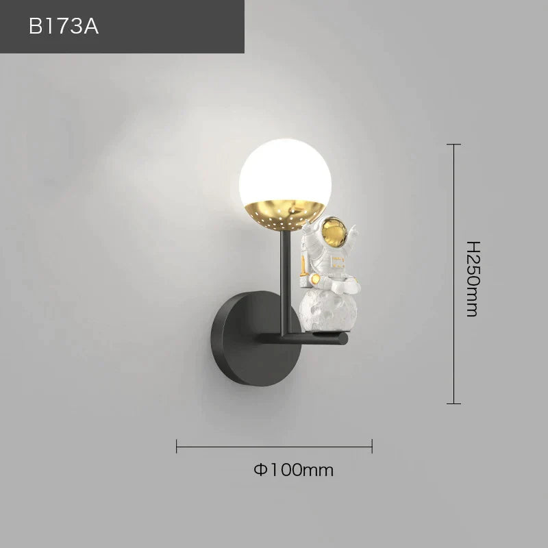 Decorbites™ Kinder-Astronaut-Wandlampe: Moderne Raumthemen-Schlafzimmerleuchte
