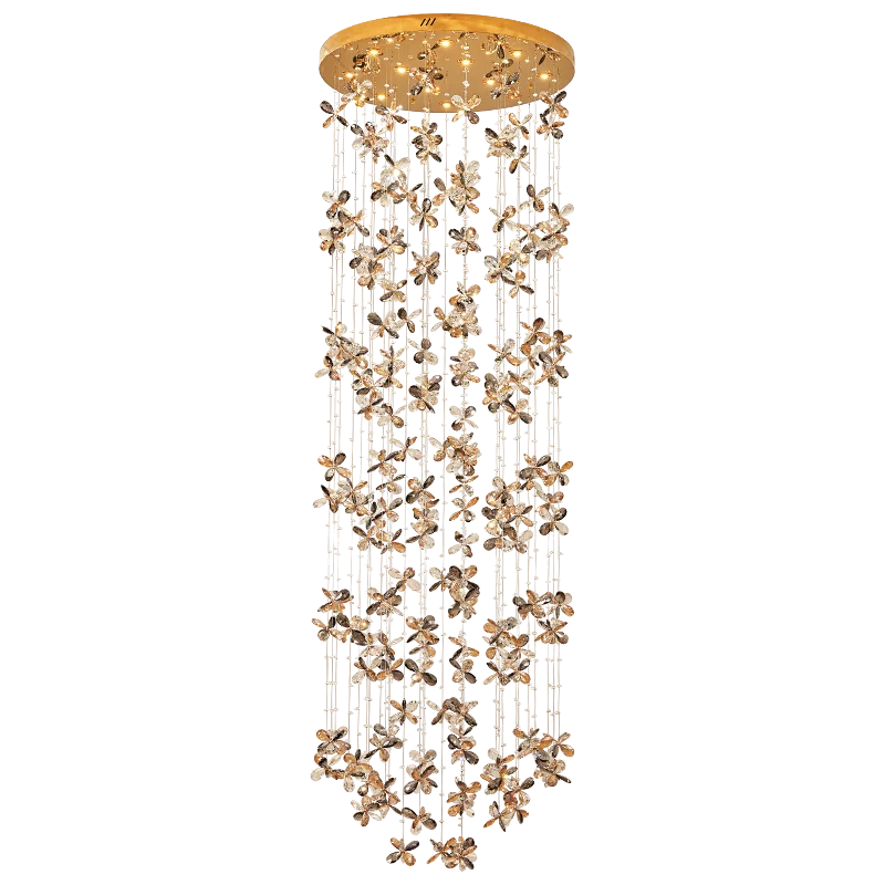 Decorbites™ Kristall-Treppenhaus-Leuchter | Moderne elegante Loft-Villa-Beleuchtung