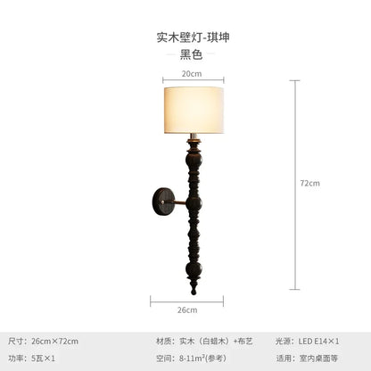 DecorBites™ LED Wood Wall Light for Living Room Interior Decoration with Entrance Lighting