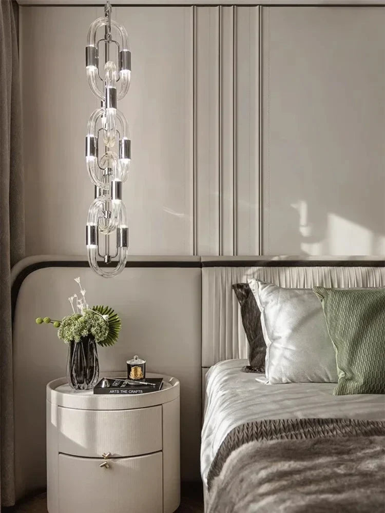 Decorbites™ Kristall-Goldkette-Hängelampe Deckenleuchte für die Hausdekoration