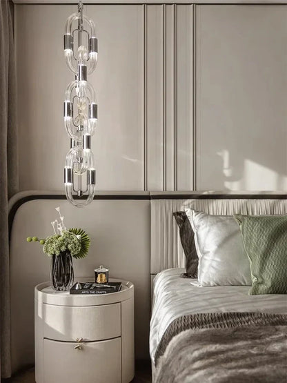 Decorbites™ Kristall-Goldkette-Hängelampe Deckenleuchte für die Hausdekoration