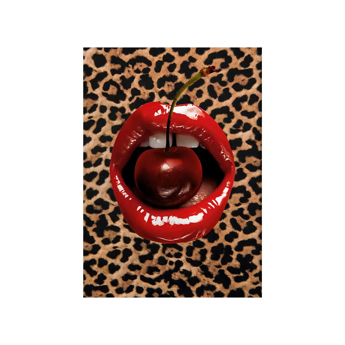 1/3/6pcs Retro Leopard Cheetah Canvas Prints Poster Y2k Funky Chic Art Prints Bedroom Apartment Wall Art Home Decor Art Poster