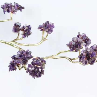 DecorBites™ Crystal & Brass Decorative Sculpture figurines for Room Decoration