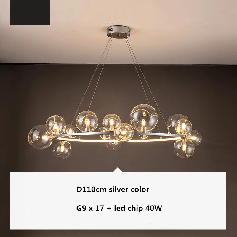 Decorbites™ Glasballen-G9-LED-Kronleuchter: Modernes minimalistisches nordisches Design