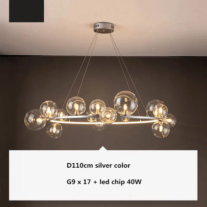 Decorbites™ Glasballen-G9-LED-Kronleuchter: Modernes minimalistisches nordisches Design