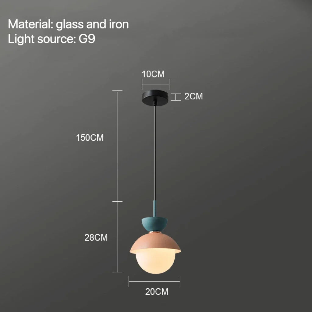 Decorbites™ Glas-Kugelleuchte: Moderne nordische Leuchte für die Einrichtung zu Hause, Küche, Esszimmer, Schlafzimmer