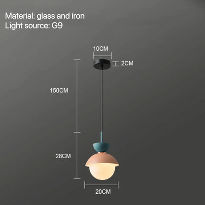 Decorbites™ Glas-Kugelleuchte: Moderne nordische Leuchte für die Einrichtung zu Hause, Küche, Esszimmer, Schlafzimmer