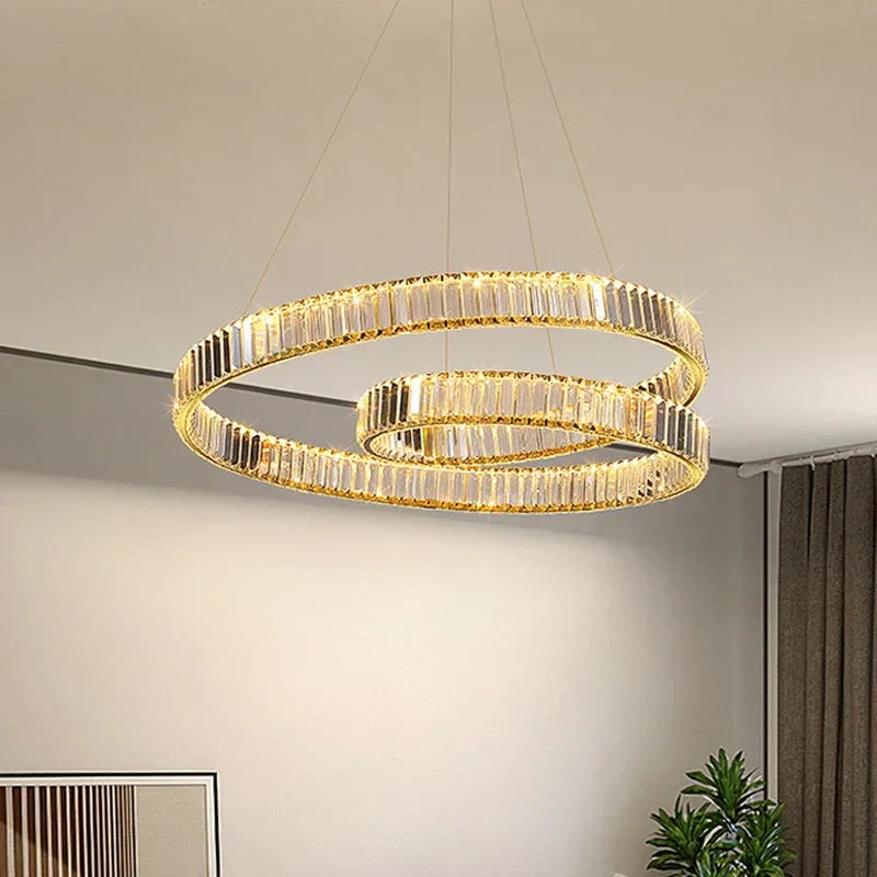 Decorbites™ Crystal-LED-Pendantleuchten: Moderner Luxus-Kronleuchter für Wohn- und Esszimmer