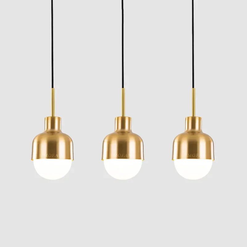 DecorBites™ Gold Iron Pendant Light for Kitchen Dining Room Restaurant Decor