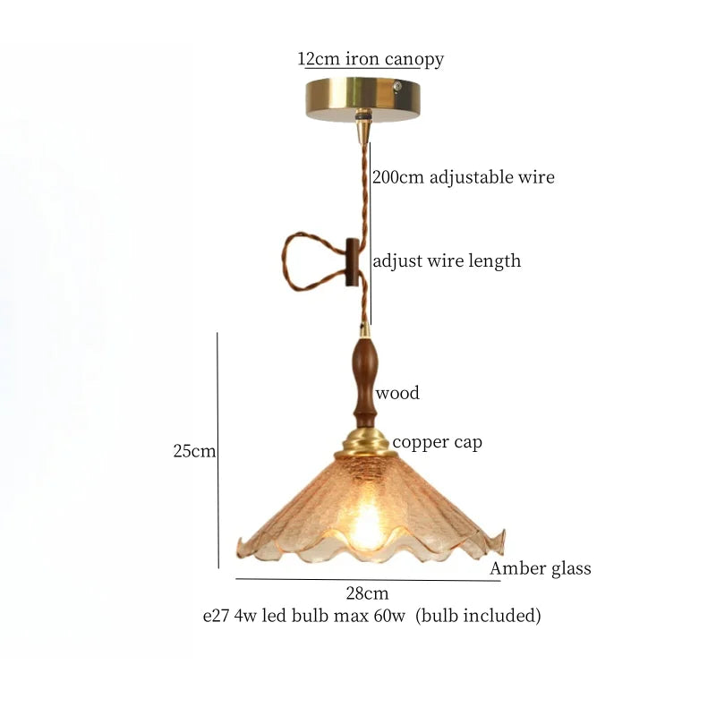 Decorbites™ Gesprungene Glas LED-Hängeleuchten für Heimdekoration, Restaurant, Wohnzimmer, Küche
