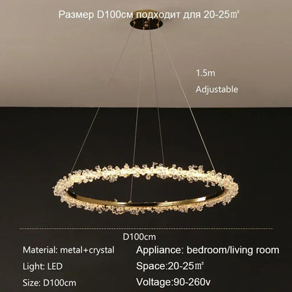 Decorbites™ Kristallanhänger-Lüster Moderne Luxus-Innenraumdekoration Beleuchtung
