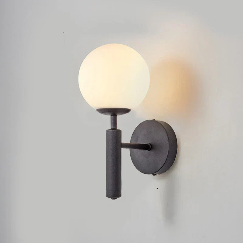 DecorBites™ Glass Ball Mirror Wall Lights for Bedroom Living Room Decor