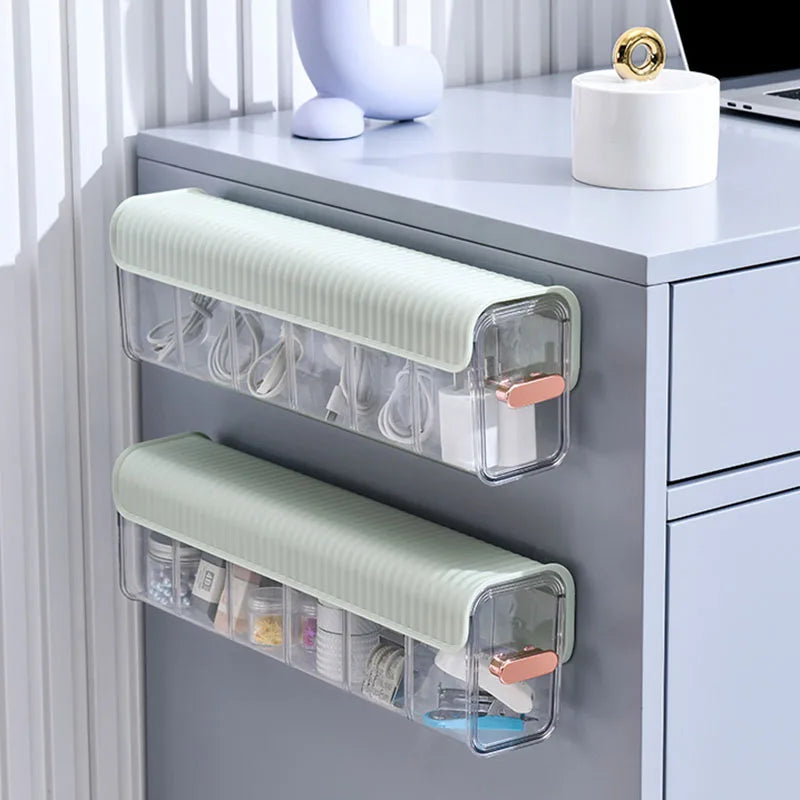 DecorBites™ Data Cable Organizer Box: Dustproof Wire Manager for Charging & Storage
