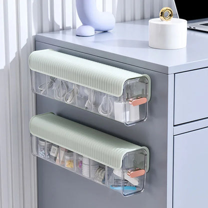 DecorBites™ Data Cable Organizer Box: Dustproof Wire Manager for Charging & Storage