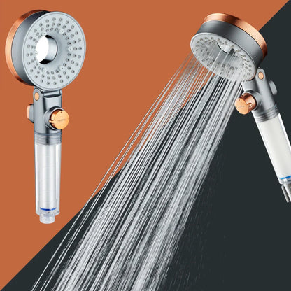 Decorbites™ Duschkopf beidseitig 3 Strahlarten wassersparend filternd rund Regendusche