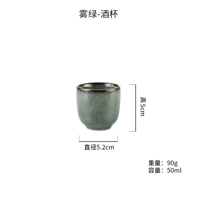 Decorbites™ Japanisches Vintage-Ton-Wein-Set | Sake- & Shochu-Kanne Kommerzielle Spender