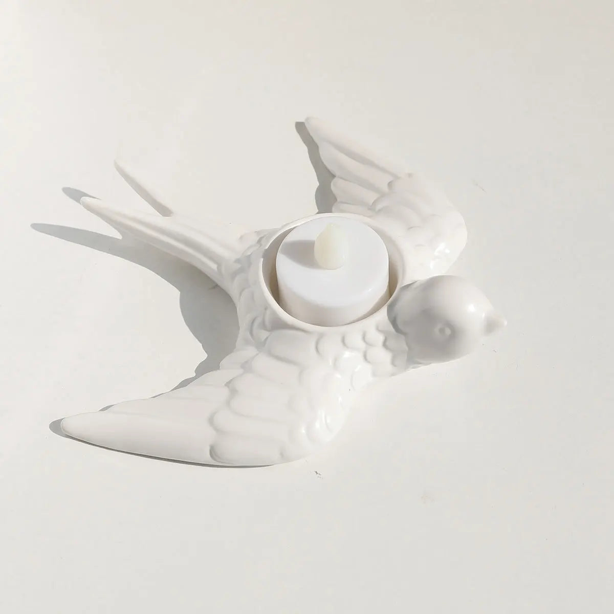 Decorbites™ Goldener Vogel Keramik Kerzenhalter-Tablett Hochzeitsdekoration