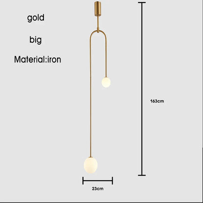 Decorbites™ Schwarz & Gold Minimalistische Eisen-Kronleuchter - Modernes Nordisches Design-Beleuchtung