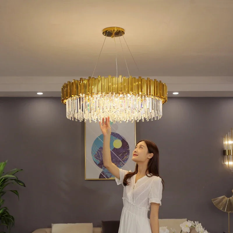 LED Crystal Ceiling Chandelier
