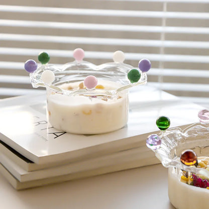 Decorbites™ Klar Glas Obstschale Teller Snackteller Kuchen Dessert Schale Große Kapazität