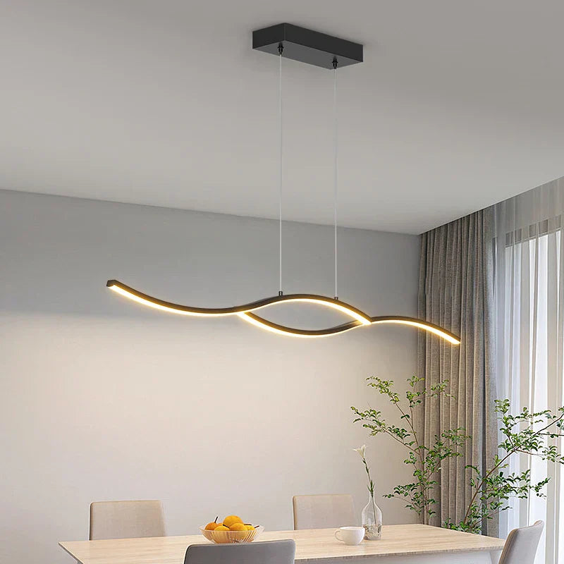 Decorbites™ LED-Pendantleuchter: Modernes nordisches Streifenlicht für Esszimmer, Küche, Büro, Aufenthaltsraum