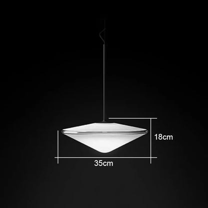 DecorBites™ Glass Saucer LED Chandelier for Living Room & Bedroom Lighting