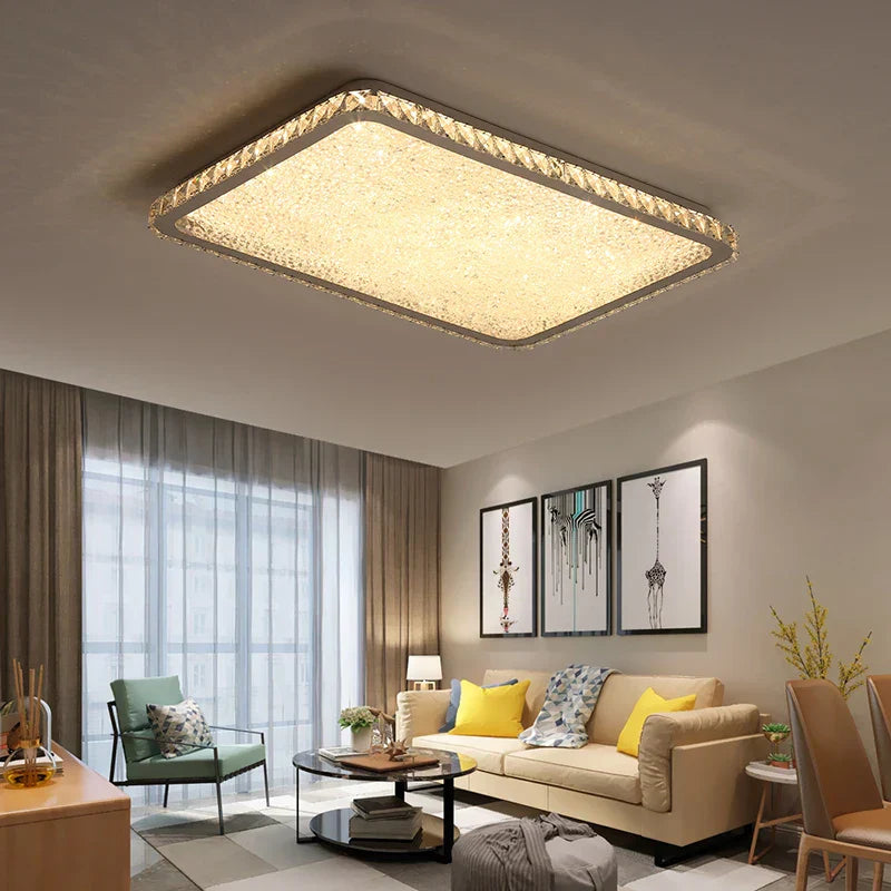 Decorbites™ Kristallrunde Deckenleuchte: Nordisches Lichtluxus LED-Beleuchtung für Zuhause im Schlafzimmer und Wohnzimmer