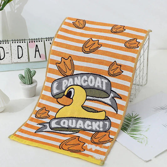 Decorbites™ Kawaii-Cartoon-Katzen Gaze-Baumwoll-Handtuch - Set aus 3