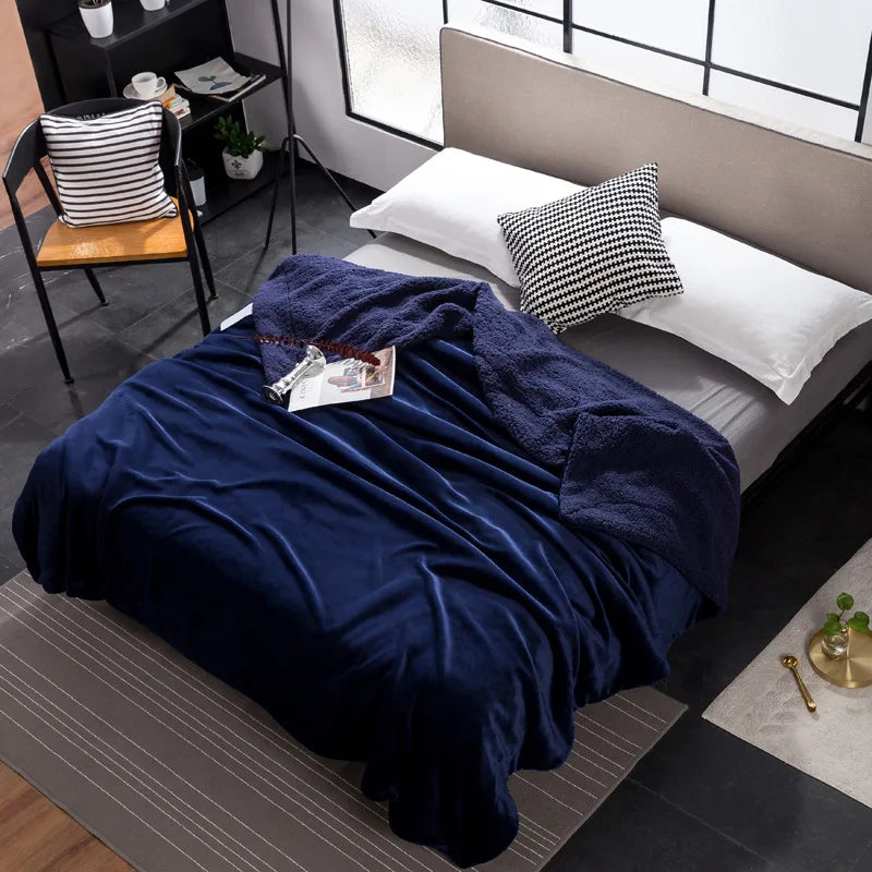 Decorbites™ Kuscheliges Plüschdecke: Weich, warm, leicht für Schlafzimmer & Sofa ganzjährig
