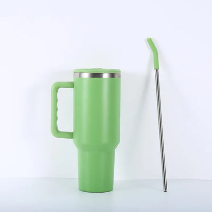 DecorBites™ 40oz Stainless Steel Sippy Cup Thermo Bottle for Coffee Travel Mug