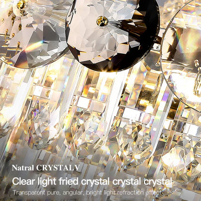 DecorBites™ Crystal Chandelier: Modern Nordic Luxury for Living Room, Dining Room, Bedroom