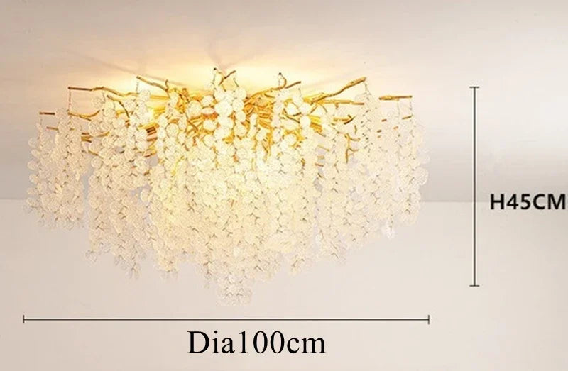 Decorbites™ Kristall-Geldbaum-Leuchter – Moderne LED-Hängeleuchte für luxuriöse Wohnbereiche