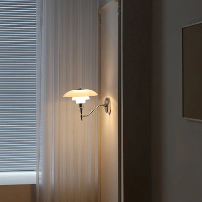 DecorBites™ French Glass Wall Lamp for Modern Bedroom and Living Room Decor