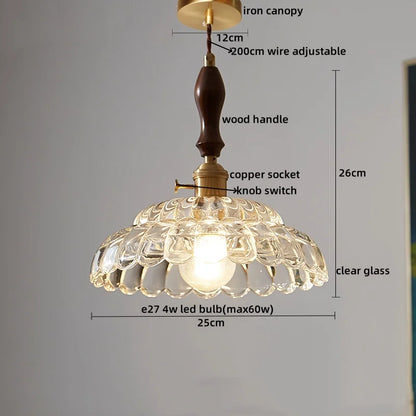 Decorbites™ Klar-Glas-Hängelampe im japanischen Stil mit LED-Hängeleuchten