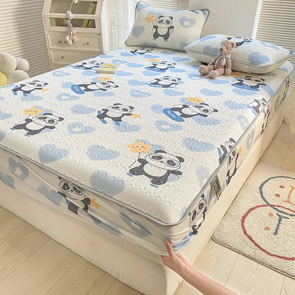 Decorbites™ Latex-Kühlende Matratzenauflage & Bezugsset - Sommer-Kühlung Bettpad