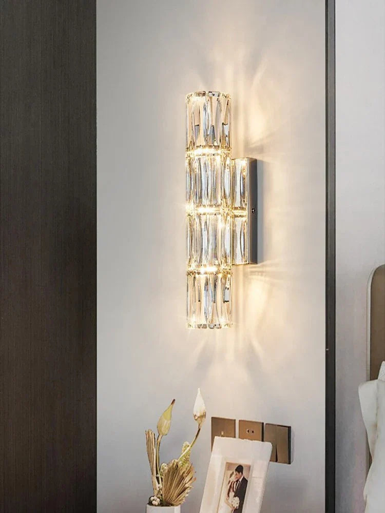 Gold Duplex LED Chandelier