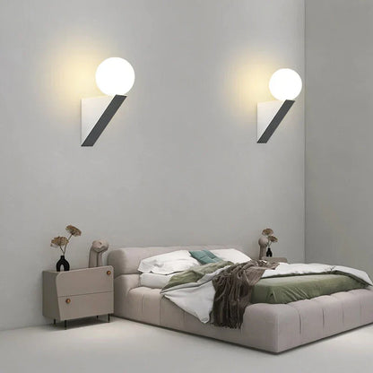 Decorbites™ Glas-Kugel Moderne G9 LED Wandlampe, 9W Innen-Wandlampe für Schlafzimmer und Wohnzimmer