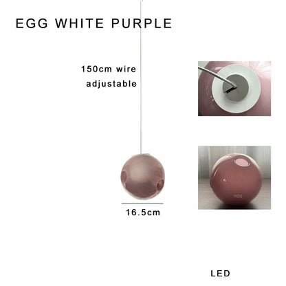 Decorbites™ Glas-Glas-Pendant-Lampen 16PCS LED dimmbarer Hänge-Lampe Vintage Sputnik
