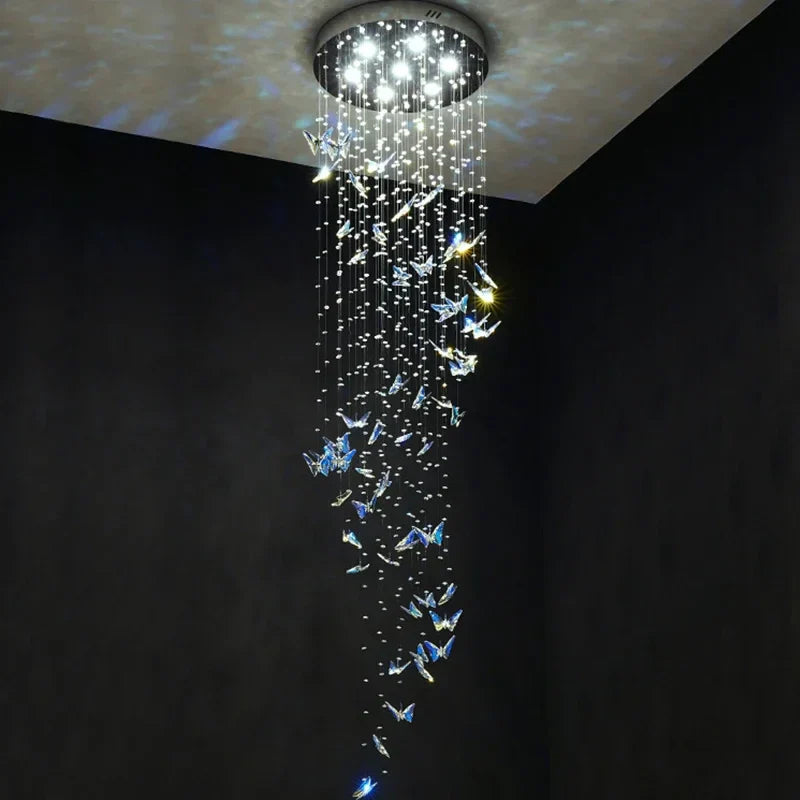 Decorbites™ Kristall-Treppenhaus-Lüster: Luxuriöse LED-Hängeleuchten für das moderne Wohnzimmer