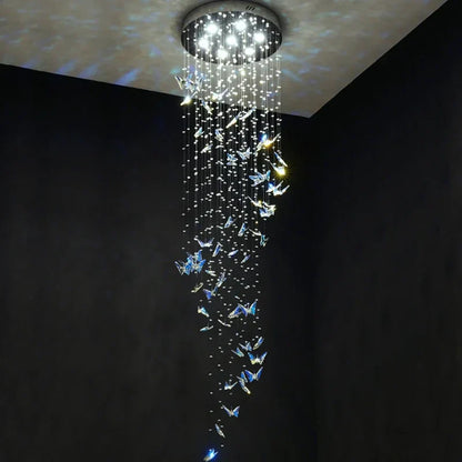Decorbites™ Kristall-Treppenhaus-Lüster: Luxuriöse LED-Hängeleuchten für das moderne Wohnzimmer