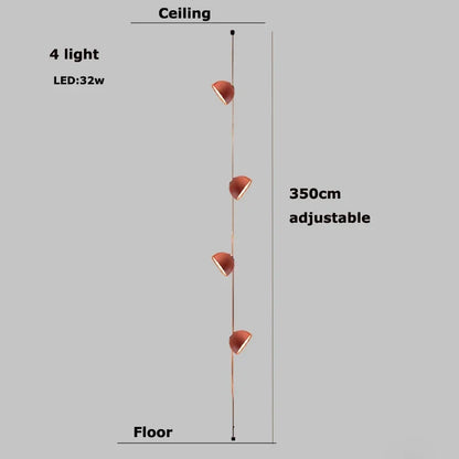 DecorBites™ LED Belt Chandelier Pendant Light for Dimmable Indoor Lighting in Living Room