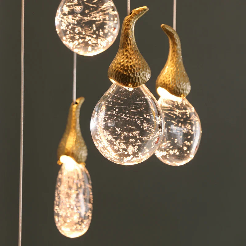 Crystal Gourd Chandelier